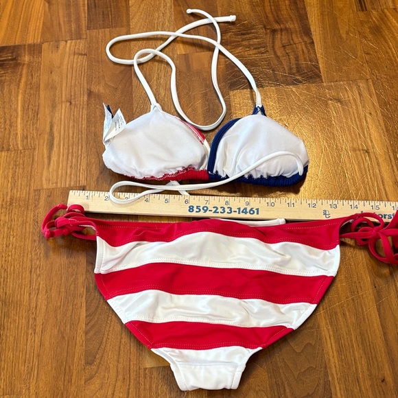 Polo by Ralph Lauren Red, White & Blue Stars and Stripes Bikini - Picture 3 of 5